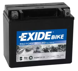 Аккумулятор Bike AGM 10Ач EXIDE AGM1210